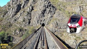 🚄 4К SmartTV ➤ Ним-Клермон-Ферран-Ле-Севеноль, Франция! Начало (часть 1/2).