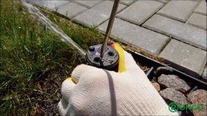 Настройка роторного дождевателя K-Rain RPS 75i