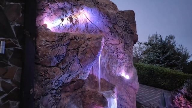 водопад на даче работа Каменный Дизайн смотреть онлайн