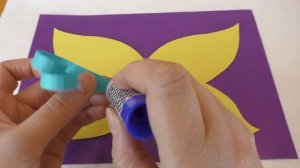 Бабочка. Аппликация из цветной бумаги в 1, 2, 3, 4 классе. ?