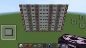 строю многоэтажку в майнкрафте