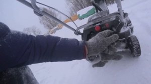 Честный обзор. Как чистит снег Снегоуборщик Kettama SnowMaster