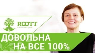 Полная имплантация зубов за 4 дня, отзыв пациентки клиники ROOTT смотреть онлайн