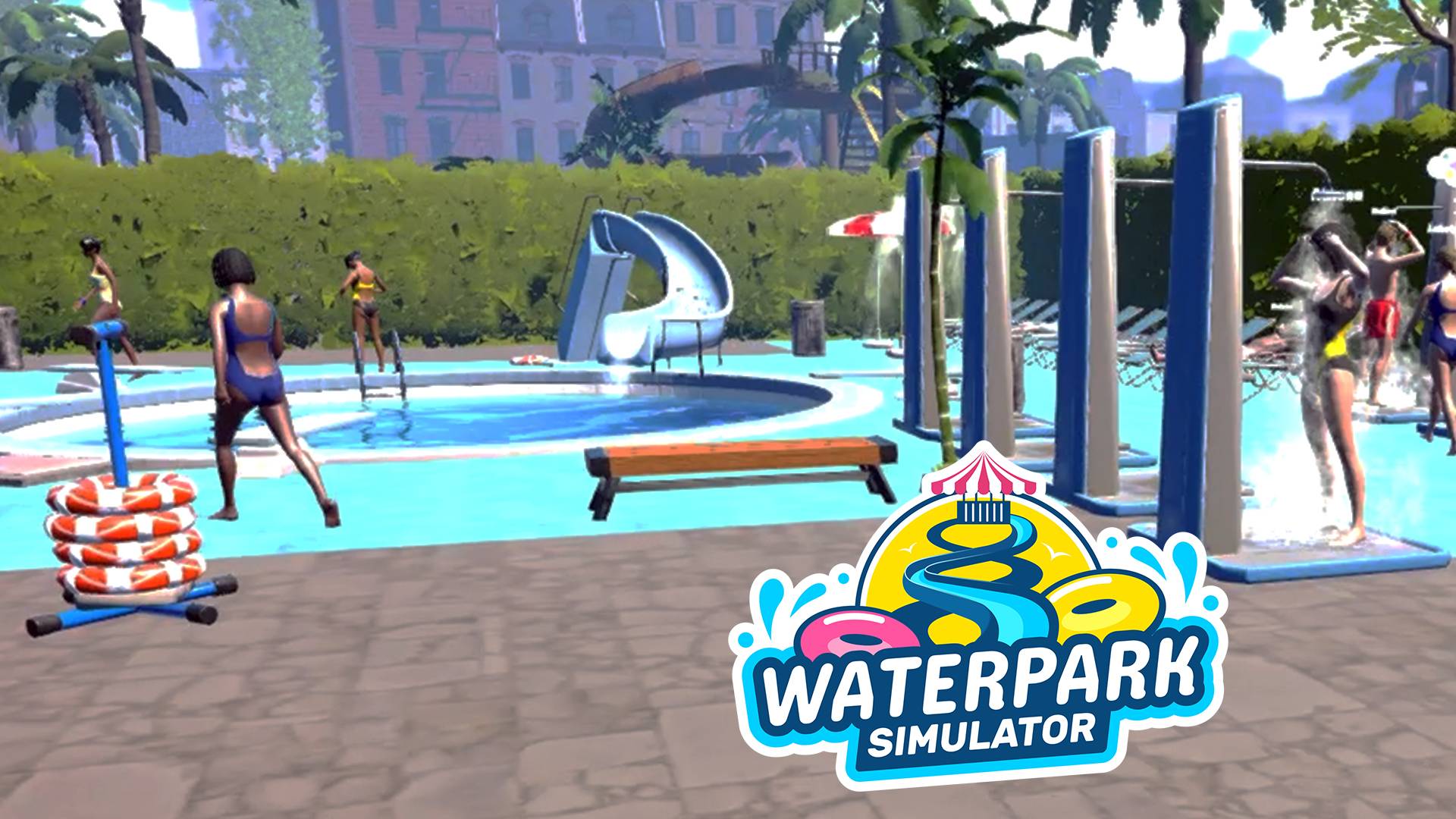 Красим Аквапарк - Waterpark Simulator #6 Прохождение смотреть онлайн