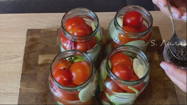 Помидоры с маслом маринованные на зиму смотреть онлайн