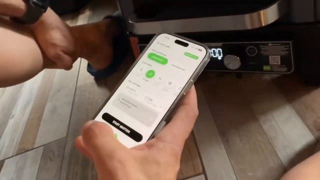 Гриль Ninja WoodFire Распаковке ,Первое приготовление на бал смотреть онлайн
