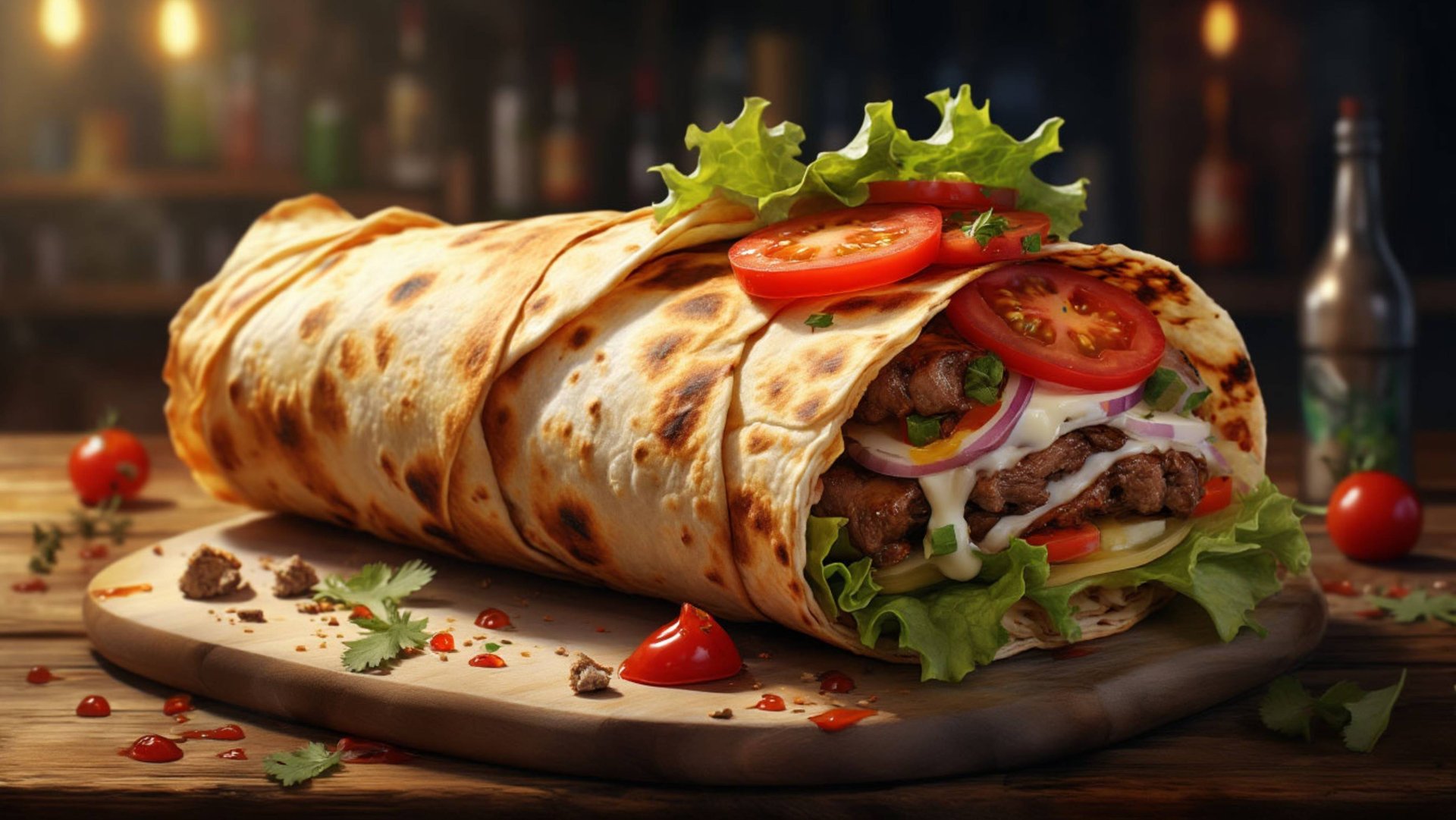 Вкуснейшая шаурма своими руками👍💯💣