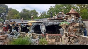 Беседка  на  даче зона барбекю из арт бетона  мастер Коля Меленчук.