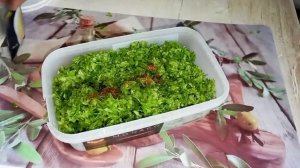 Паста-заправка из луковых стрелок