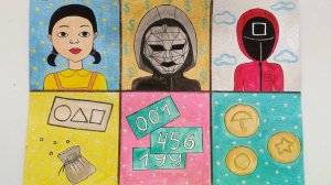 Как нарисовать Игра в кальмара.Игра в кальмара рисунок.Рисую Игра в кальмара арт.Drawing Squid Game