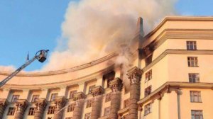Огонь по своим: здание правительства Украины пострадало от собственного ПВО