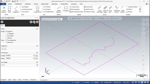 015 Create 3D geometry and stock смотреть онлайн