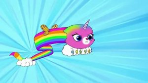 Радужно бабочково единорожная кошка 47 серия Магнитно