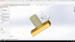 Solidworks с нуля. Урок 3. Вытянутая бобышка.