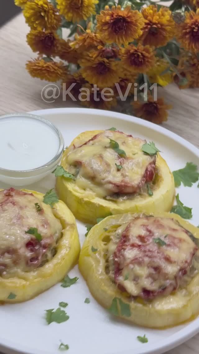 Что приготовить из кабачка?! Рецепт фаршированные кабачки. Вкусно и просто смотреть онлайн