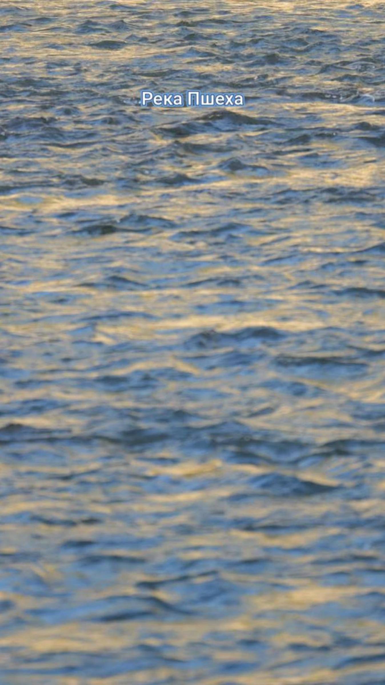 Река Пшеха возле Апшеронска