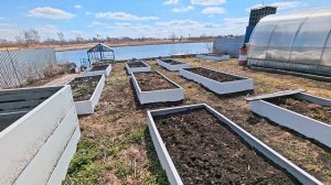 Грядки из подоконников ПВХ спустя 3 года и еврокуб кра?