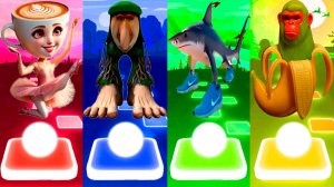 БАЛЕРИНА КАПУЧИНО 🆚 БРР БРР ПАТАПИМ 🆚 ТРАЛАЛЕРО ТРАЛАЛА 🆚 ШИМПАНЗИНИ БАНАНИНИ | Tiles Hop №184