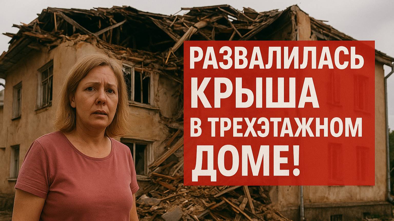 КРЫША В ТРЕХЭТАЖНОМ ДОМЕ ПРОСТО РАЗРУШИЛАСЬ! смотреть онлайн
