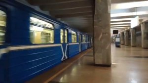 Нижегородское метро. Проход обкатки по станции "Автозаводская", 2022 год