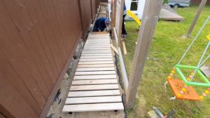 Садовая дорожка из паллетов и ПНД трубы. Ремонт старой