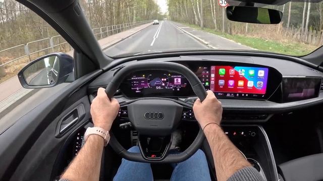 Audi Q5 2025 [2.0 л. TFSI Quattro 204 л.с.] POV Test Drive смотреть онлайн