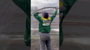 Установка теплицы "Советская"