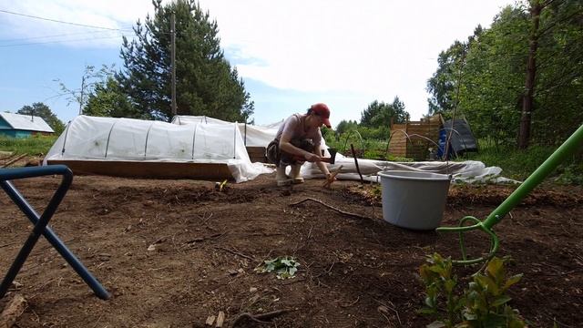 Купили дачу на Урале.№4 Продолжаем приводить участок ? смотреть онлайн