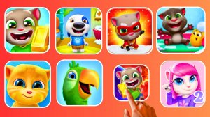My Tom:Time Race,Ginger,Talking Pierre the Parrot,My Talking Angela 2