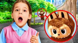 Поймала Самого Большого ЛАБУБУ в МИРЕ ! Челлендж от WOW MIA