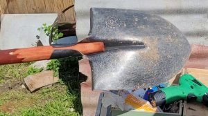 Как насадить черенок и ручку на лопату  Лопата америка