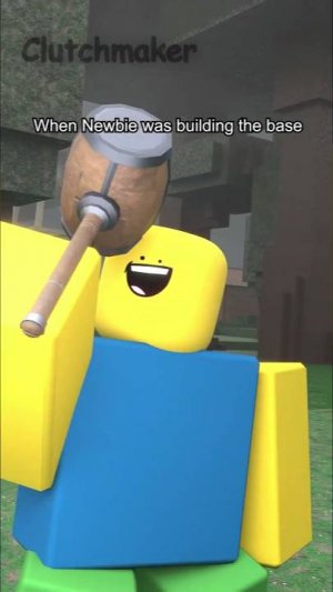 When Newbie was building the base in 99 Nights in the Forest ☠️