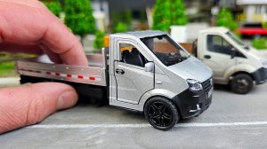 Машинка БОРТОВАЯ ГАЗЕЛЬ NEXT дешёвая модель 1/43. Стоит ли покупать? Про машинки