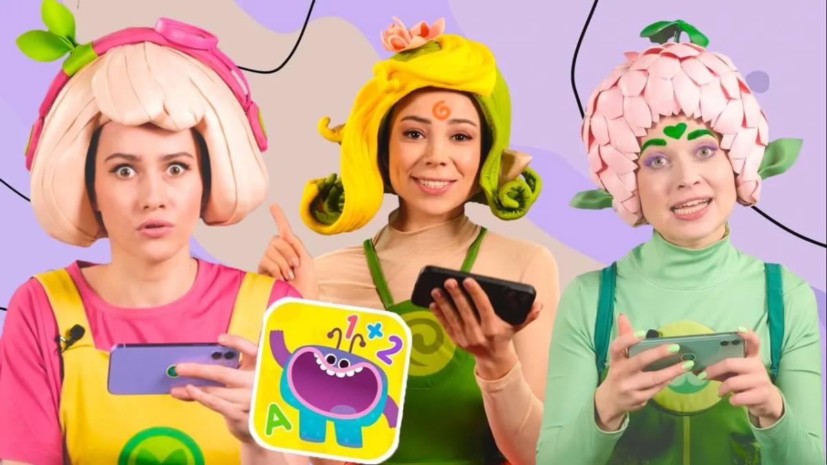 Флора, Фортуна и Лиа играют в игру про Ума и Хрума — Песенки Фортуны — Весёлые приключения смотреть онлайн