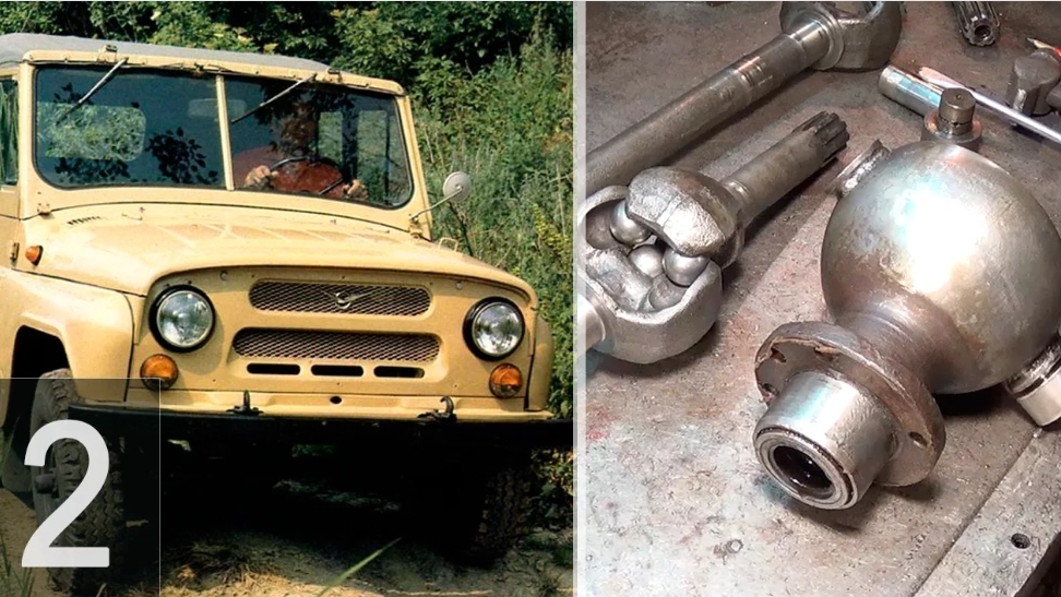 УАЗ 469 - Ремонт переднего моста смотреть онлайн