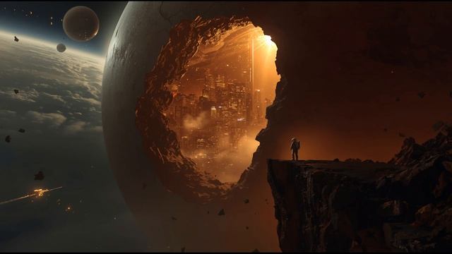 The Cracked Egg Of Eternity🪐🏙️ 2-Hour Apocalyptic Grandeur Ambience｜ Urban Megastructure
