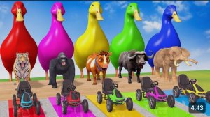 🔥Веселая игра 🔥🔺Long Slide Game🔺 вместе с забавными животными 🐮🦓🦬🐘🐯