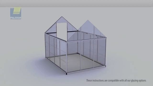 Сборка алюминиевой теплицы из монолитного поликарбон смотреть онлайн