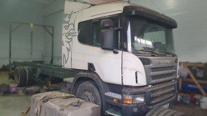 ДОРАБОТАННЫЙ ГРУЗОВИК - СЕДЕЛЬНЫЙ ТЯГАЧ SCANIA ПОД ПЕРЕДЕЛКУ! ИЗ ТЯГАЧА НА БОРТОВОЙ С КМУ