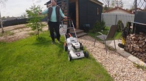 Бензиновая газонокосилка в реальных условиях Daewoo L50SP