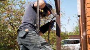 ГАРАЖ ИЗ СЭНДВИЧ-ПАНЕЛЕЙ + НАВЕС | Подробный обзор и ст?