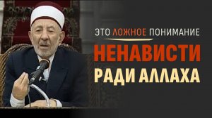 Что значит «ненавидеть ради Аллаха» и в чём ошибка многих мусульман | Шейх Рамадан аль-Буты