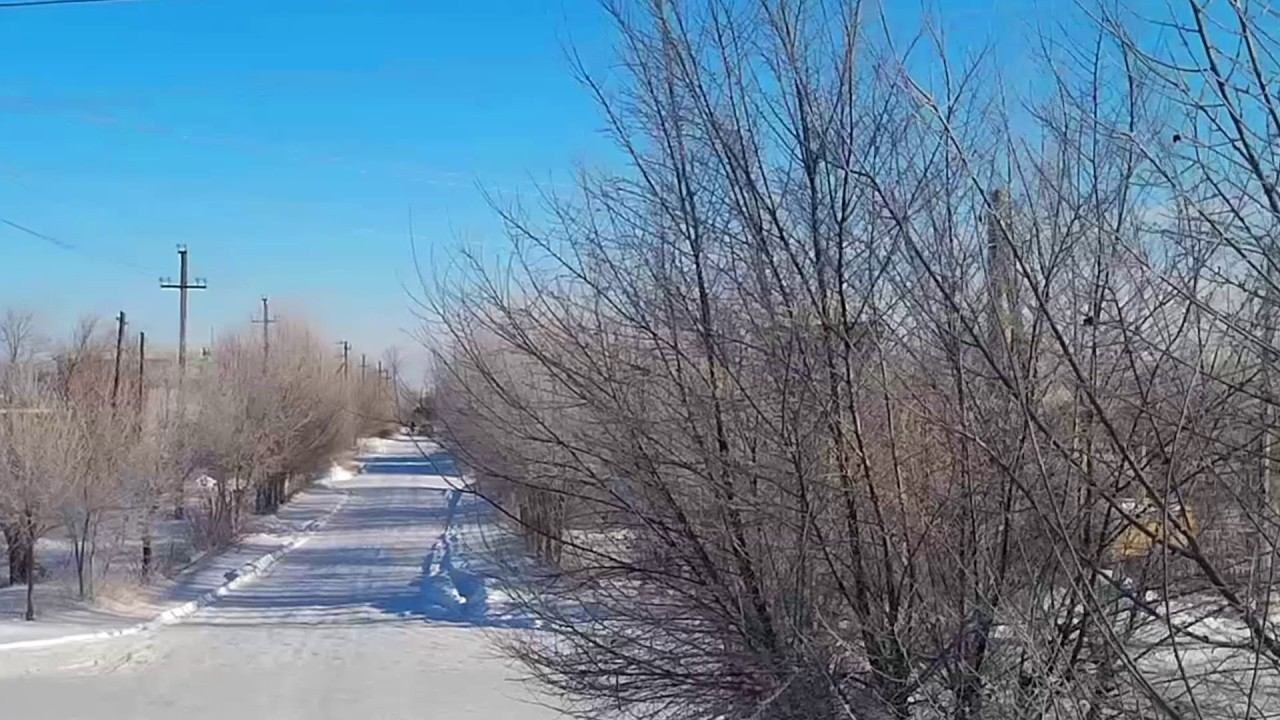 Зима, Казахстан, Костанай, Денисовка смотреть онлайн