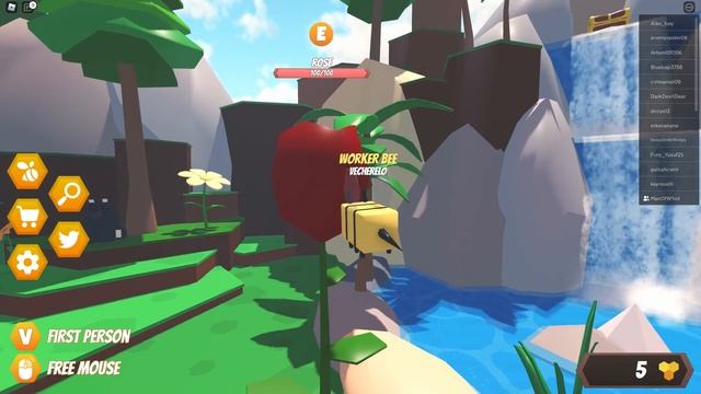 Roblox Bee Sim - Обзор симулятора пчелы!!! 5 кодов на мёд!!! смотреть онлайн