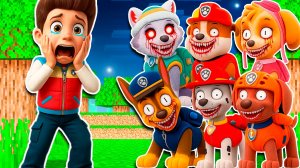 ВЕСЬ ЩЕНЯЧИЙ ПАТРУЛЬ EXE НАПАЛ НА РАЙДЕРА В МАЙНКРАФТ МУЛЬТИК