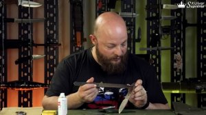 Как убрать ржавчину с клинка. Подробный разбор. Kizlyar Supr