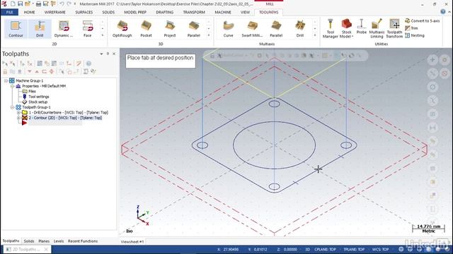 013 Machining operations - Contour смотреть онлайн