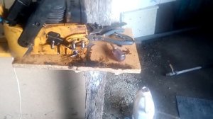 утечка масла на пиле партнёр 350