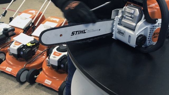 Как надеть цепь на бензопилу. Установка цепи. Правильн смотреть онлайн