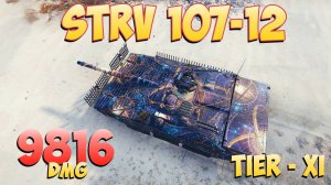 Strv 107-12 • Новая доска! - 5 Фрагов 9.8K Урона • World Of Tanks 2.0